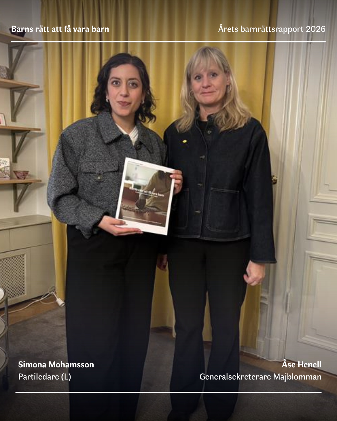 Simona Mohamsson och Åse Henell. 