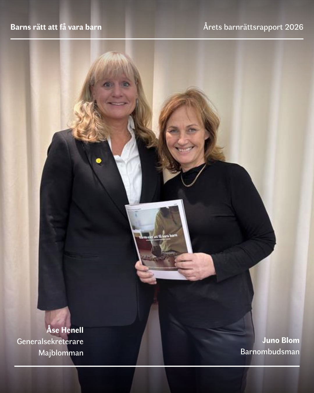 Åse Henell och Juno Blom. 