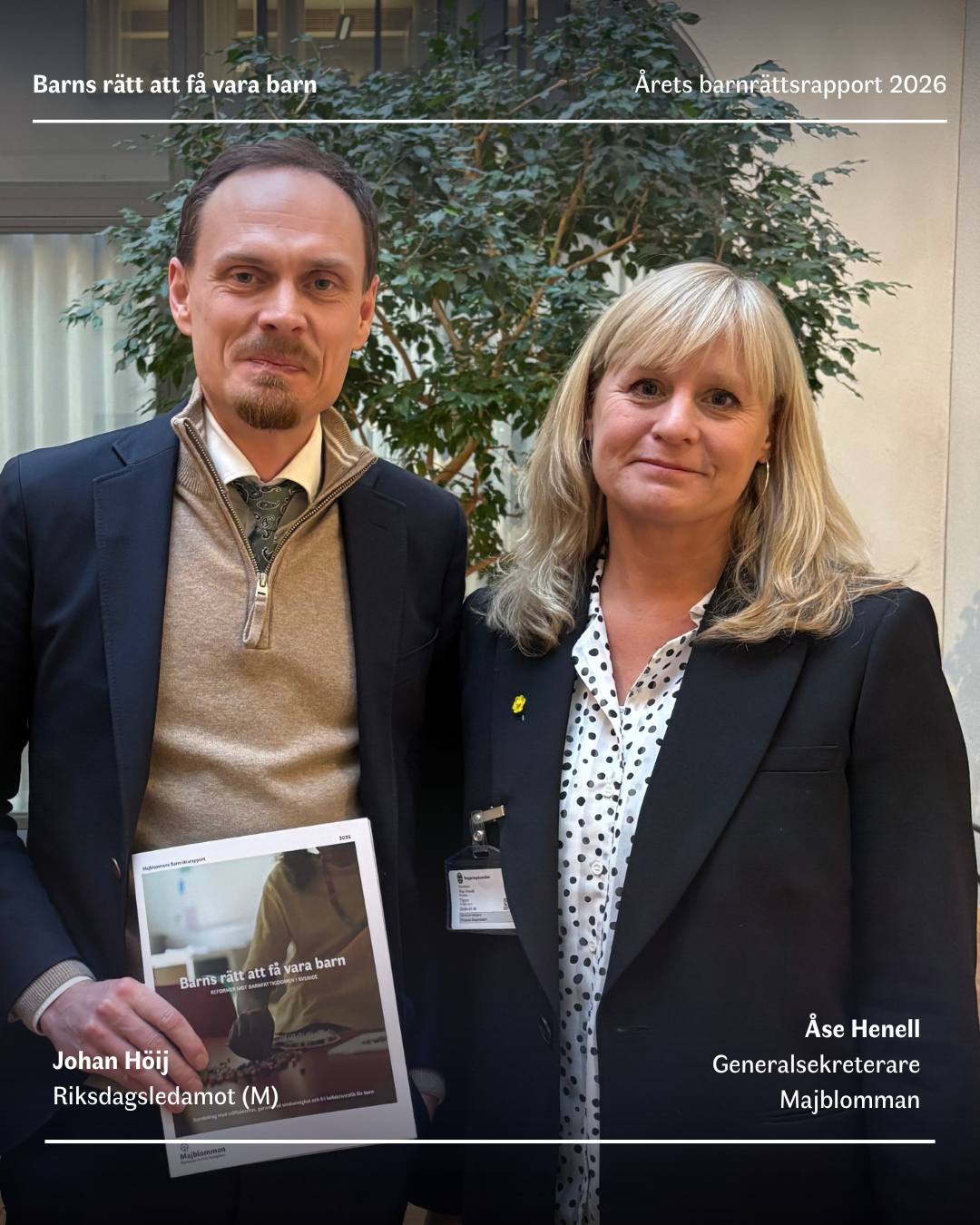 Johan Höij och Åse Henell. 