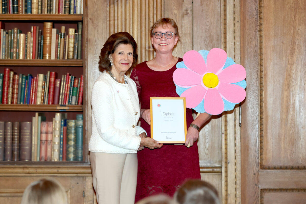 Kristina Carlén och H.M. Drottningen